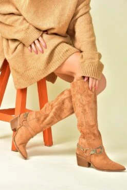 Fox Shoes Stiefel - Braun - Blockabsatz Damen Stiefel 380027242 -Panama Schuhe Geschaft 3 org zoom 42