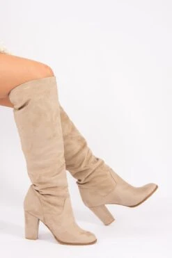 Fox Shoes Stiefel - Beige - Blockabsatz Damen Stiefel 31638933 7 Fox Shoes Stiefel - Beige - Blockabsatz Damen Stiefel 31638933 -Panama Schuhe Geschaft 3 org zoom 448