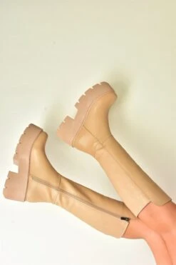 Fox Shoes Stiefel - Beige - Blockabsatz Damen Stiefel 353634387 7 Fox Shoes Stiefel - Beige - Blockabsatz Damen Stiefel 353634387 -Panama Schuhe Geschaft 3 org zoom 468